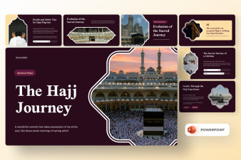 Modern Hajj Presentation PowerPoint Template